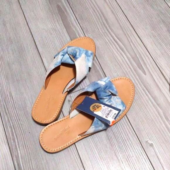 (69-1920)  🔥3/$20🔥  Universal Thread Blue Melody Sandals Size 6 - Picture 6 of 9